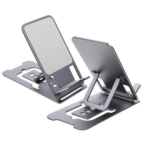 KALLORY 1Stück Faltbarer Telefonständer Für Smartphones Tablets Universeller Desktop Halter Für Nachttisch Büro von KALLORY