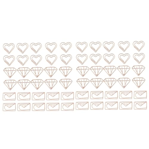 KALLORY 2 Sätze Lesezeichen Büroklammer Papierclips Standard Dokumentieren Sortiert Schule Hochzeit Büroklammern Kreative Büroklammern Süße Büroklammern Metall Golden 30 Stück * 2 KALLORY 2 Sätze Lesezeichen Büroklammer Papierclips Standard Dokumentieren Sortiert Schule Hochzeit Büroklammern Kreative Büroklammern Süße Büroklammern Metall Golden 30 Stück * 2 von KALLORY