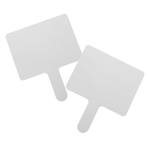 KALLORY 2 Stück Antworttafel Tipp Weißes Brett löschbar trockener Radiergummi wischen Beantworten Sie die Paddles zum Trockenlöschen Griff-Antwort-Paddel Handheld-Antwortpaddle Papier KALLORY 2 Stück Antworttafel Tipp Weißes Brett löschbar trockener Radiergummi wischen Beantworten Sie die Paddles zum Trockenlöschen Griff-Antwort-Paddel Handheld-Antwortpaddle Papier von KALLORY