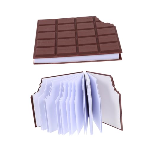 KALLORY 2 Stück Notizblock aus Schokolade kleines Notizbuch Notizzettel für Praktikanten lustig für erwachsene Mini-Notizblock geformt Notizblock süß Memo-Aufkleber Papier KALLORY 2 Stück Notizblock aus Schokolade kleines Notizbuch Notizzettel für Praktikanten lustig für erwachsene Mini-Notizblock geformt Notizblock süß Memo-Aufkleber Papier von KALLORY