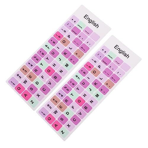 KALLORY 2Blätter Englische Tastatur Aufkleber Passend für US Tastaturlayout Lösung für Sprachlernen Kommunikation Einfach Anzubringen Rückstandsfrei Entfernbar KALLORY 2Blätter Englische Tastatur Aufkleber Passend für US Tastaturlayout Lösung für Sprachlernen Kommunikation Einfach Anzubringen Rückstandsfrei Entfernbar von KALLORY