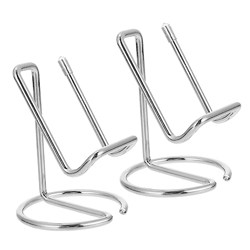 KALLORY 2Stücke Metall Handyhalterung Kreative Mobiltelefonständer für Büro Zuhause als Stabiler Kartenhalter Elegantes Design für Präsentationen Videos KALLORY 2Stücke Metall Handyhalterung Kreative Mobiltelefonständer für Büro Zuhause als Stabiler Kartenhalter Elegantes Design für Präsentationen Videos von KALLORY