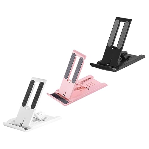 KALLORY 3Stücke Kompakter Handyhalter Verstellbare Desktop Halterungen für Telefon Tablet Mädchenpink Elfenbeinweiß Mystisches Stabiler Stand für Büro Zuhause KALLORY 3Stücke Kompakter Handyhalter Verstellbare Desktop Halterungen für Telefon Tablet Mädchenpink Elfenbeinweiß Mystisches Stabiler Stand für Büro Zuhause von KALLORY
