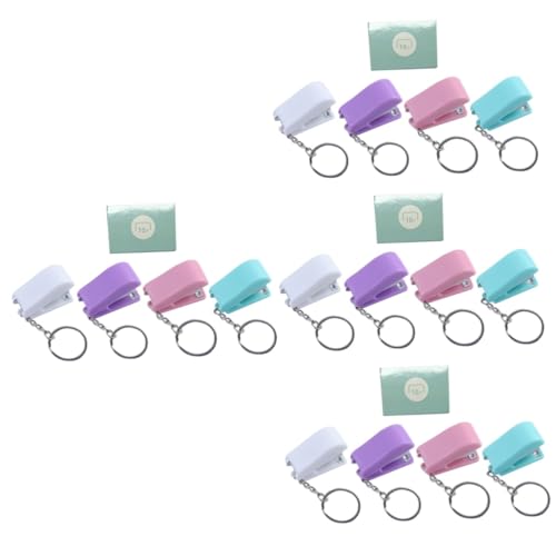 KALLORY 4 Sätze Mini Staplerschlüsselkette Hefter Für Den Schreibtisch Winzig Schlüsselbundhefter Hefterschlüsselkette Q Bürowefter Mini-heftgerät Mit Schlüsselanhänger Plastik KALLORY 4 Sätze Mini Staplerschlüsselkette Hefter Für Den Schreibtisch Winzig Schlüsselbundhefter Hefterschlüsselkette Q Bürowefter Mini-heftgerät Mit Schlüsselanhänger Plastik von KALLORY