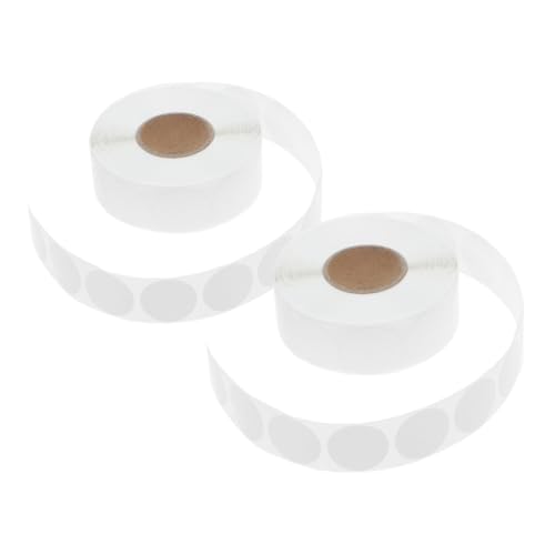 KALLORY 5 Rollen Runde Etikettenaufkleber: Selbstklebende Punktaufkleber, Umschlagsiegel, 1,3 Cm Durchmesser, Für Büro, Einzelhandel, Zuhause, Klassenzimmer, Lager, Gastronomie von KALLORY