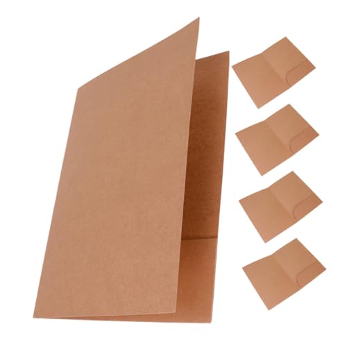 KALLORY 5Stücke Dokumentenordner aus Kraftpapier Teiliges Multifunktional für Büro Schule und Zuhause Organisierer mit Schönem Außendesign Glatte Kanten für Sicheren Gebrauch KALLORY 5Stücke Dokumentenordner aus Kraftpapier Teiliges Multifunktional für Büro Schule und Zuhause Organisierer mit Schönem Außendesign Glatte Kanten für Sicheren Gebrauch von KALLORY