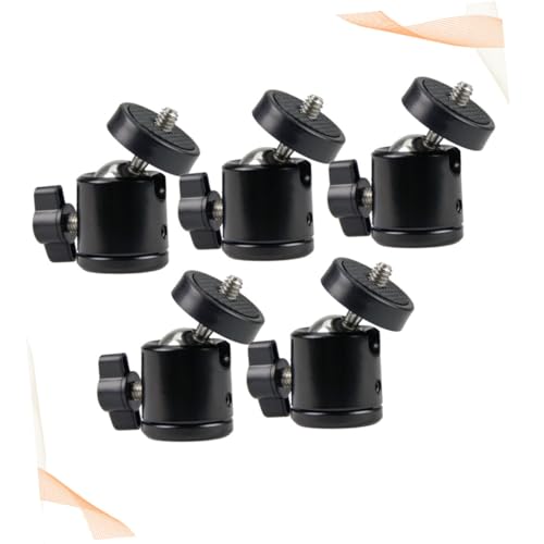 KALLORY 5Stücke Sphärischer Adapter für Handy DSLR Metall Kaltschuh Blitzständer mit Schraube Stabil Tragbar für Vielseitige Einsatzmöglichkeiten KALLORY 5Stücke Sphärischer Adapter für Handy DSLR Metall Kaltschuh Blitzständer mit Schraube Stabil Tragbar für Vielseitige Einsatzmöglichkeiten von KALLORY