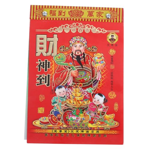 KALLORY Chinesischer Tageskalender 2026: Wandkalender, Abreißbarer Mondkalender, Jahr Der Pferde, Traditioneller Kalender Für Fengshui- KALLORY Chinesischer Tageskalender 2026: Wandkalender, Abreißbarer Mondkalender, Jahr Der Pferde, Traditioneller Kalender Für Fengshui- von KALLORY