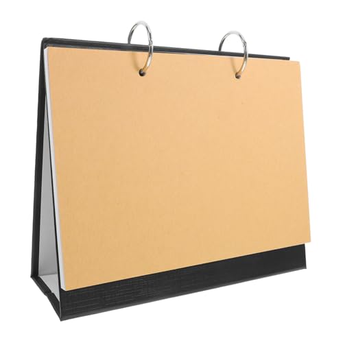 KALLORY Flip-kalender Blankalkalender Graffiti Memo-kalenderkalender Kalender Mit Leeren Seiten 2-ring-bindemittel-schreibtischkalender Für Diy-projekte von KALLORY