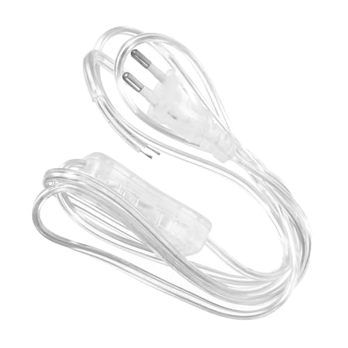 KALLORY Hängendes Lampenkabel Verlängerungskabel Für Deckenlampen Transparentes Kupferkabel Mit Eu Stecker Zum Austausch Von Lampenkabeln Für LED Leuchten KALLORY Hängendes Lampenkabel Verlängerungskabel Für Deckenlampen Transparentes Kupferkabel Mit Eu Stecker Zum Austausch Von Lampenkabeln Für LED Leuchten von KALLORY