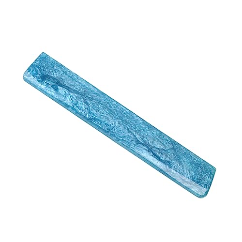 KALLORY Handauflage mouse wrist rest Tastatur Handgelenkstütze Epoxy-Handgelenkstütze Handgelenkstissen Handwurzel ausruhen Tastaturhandgelenkunterstützung Gaming-Zubehör Epoxidharz Blue von KALLORY