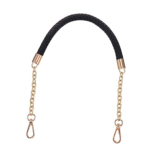 KALLORY Kreativer Tragetaschenriemen aus PU Leder mit Metallkette Verstellbarer Schultergurt für Handtaschen DIY Beutelriemen für Styles KALLORY Kreativer Tragetaschenriemen aus PU Leder mit Metallkette Verstellbarer Schultergurt für Handtaschen DIY Beutelriemen für Styles von KALLORY