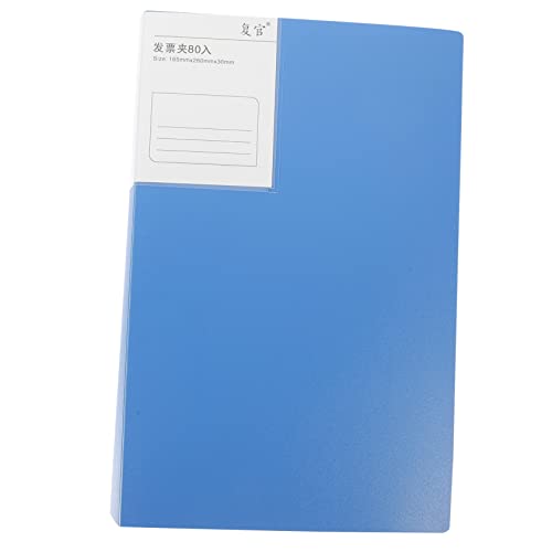 KALLORY Notiz-aufbewahrungsbuch Slots Vinyl Veranstalter Album Die Organisation Quittung Rechnung Stapelbar Briefumschläge Plattenorganisator Business Checkbook Binder Blau Plastik KALLORY Notiz-aufbewahrungsbuch Slots Vinyl Veranstalter Album Die Organisation Quittung Rechnung Stapelbar Briefumschläge Plattenorganisator Business Checkbook Binder Blau Plastik von KALLORY