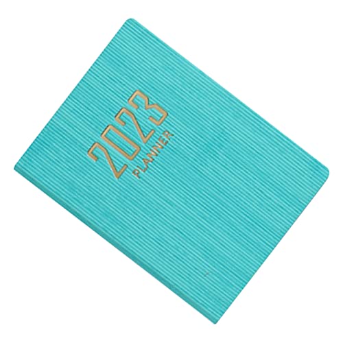 KALLORY Notizbuch Mini-notizbücher Stündlicher Planungsnotiz " Tagebuch Planer 2023 Monatsplaner Täglich Notizblock Wöchentliche Planer Klein Buchplaner Student Green Papier von KALLORY