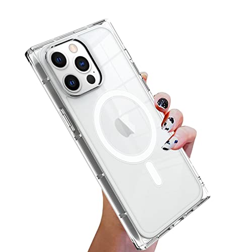KANGHAR Quadratische Hülle Kompatibel mit iPhone 12 Pro Max [ Kompatibel mit MagSafe ] Ganzkörper Anti-Kratzer Stoßfest Bumper Schutzhülle für iPhone 12 Pro Max 6,7 Zoll von KANGHAR