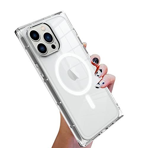 KANGHAR Quadratische Hülle Kompatibel mit iPhone 13 Pro Max [ Kompatibel mit MagSafe ] Ganzkörper Anti-Kratzer Stoßfest Bumper Schutzhülle für iPhone 13 Pro Max 6,7 Zoll von KANGHAR