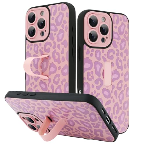 KANGHAR Schutzhülle für iPhone 16 Pro, braunes Leopardenmuster, niedlicher Geparden-Handyhülle für Damen, Mädchen, Herren, schmal, stoßfest, Schutzhülle für iPhone 16 Pro 6,3 Zoll von KANGHAR