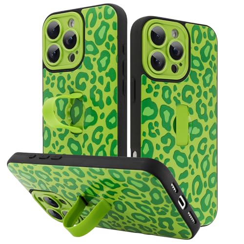 KANGHAR Schutzhülle für iPhone 16 Pro Max, grüner Leopardenmuster, niedlicher Geparden-Handyhülle für Damen, Mädchen, Herren, schlank, stoßfest, Schutzhülle für iPhone 16 Pro Max 17,5 cm (7,5 Zoll) KANGHAR Schutzhülle für iPhone 16 Pro Max, grüner Leopardenmuster, niedlicher Geparden-Handyhülle für Damen, Mädchen, Herren, schlank, stoßfest, Schutzhülle für iPhone 16 Pro Max 17,5 cm (7,5 Zoll) von KANGHAR