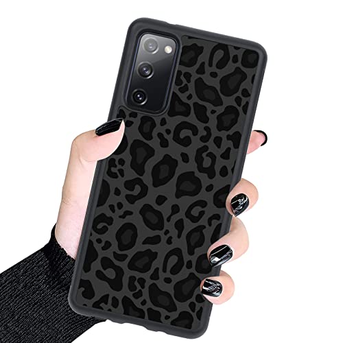 KANGHAR Schutzhülle kompatibel mit Galaxy S20 FE, schwarzes Leoparden-Design, Reifenstruktur, rutschfest + stoßfest, robuste TPU-Schutzhülle für Samsung Galaxy S20 FE-Leopardenmuster KANGHAR Schutzhülle kompatibel mit Galaxy S20 FE, schwarzes Leoparden-Design, Reifenstruktur, rutschfest + stoßfest, robuste TPU-Schutzhülle für Samsung Galaxy S20 FE-Leopardenmuster von KANGHAR