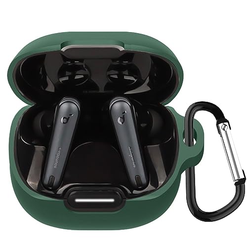 KANOYO Silikon Hülle für Anker Soundcore Liberty 4 NC Hülle Kopfhörer Case und Schutzhülle Kompatibel Soundcore Liberty 4 NC Silikon Cover,Stoßfeste Schutzhülle,Kratzfest - Tiefgrün KANOYO Silikon Hülle für Anker Soundcore Liberty 4 NC Hülle Kopfhörer Case und Schutzhülle Kompatibel Soundcore Liberty 4 NC Silikon Cover,Stoßfeste Schutzhülle,Kratzfest - Tiefgrün von KANOYO
