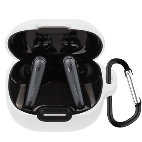 KANOYO Silikon Hülle für Anker Soundcore Liberty 4 NC Hülle Kopfhörer Case und Schutzhülle Kompatibel Soundcore Liberty 4 NC Silikon Cover,Stoßfeste Schutzhülle,Kratzfest - Weiß KANOYO Silikon Hülle für Anker Soundcore Liberty 4 NC Hülle Kopfhörer Case und Schutzhülle Kompatibel Soundcore Liberty 4 NC Silikon Cover,Stoßfeste Schutzhülle,Kratzfest - Weiß von KANOYO