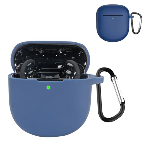 KANOYO Silikon Hülle für Bose QuietComfort Ultra/Bose QuietComfort Earbuds II Hülle Kopfhörer Case und Schutzhülle Kompatibel Ultra Silikon Cover,Stoßfeste Schutzhülle,Kratzfest - Mitternachtsblau KANOYO Silikon Hülle für Bose QuietComfort Ultra/Bose QuietComfort Earbuds II Hülle Kopfhörer Case und Schutzhülle Kompatibel Ultra Silikon Cover,Stoßfeste Schutzhülle,Kratzfest - Mitternachtsblau von KANOYO