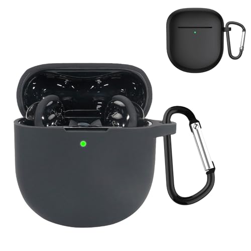 KANOYO Silikon Hülle für Bose QuietComfort Ultra/Bose QuietComfort Earbuds II Hülle Kopfhörer Case und Schutzhülle Kompatibel Ultra Silikon Cover,Stoßfeste Schutzhülle,Kratzfest - Schwarz KANOYO Silikon Hülle für Bose QuietComfort Ultra/Bose QuietComfort Earbuds II Hülle Kopfhörer Case und Schutzhülle Kompatibel Ultra Silikon Cover,Stoßfeste Schutzhülle,Kratzfest - Schwarz von KANOYO