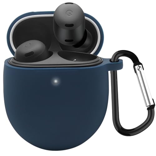 KANOYO Silikon Hülle für Google Pixel Buds Pro 2 / Pixel Buds Pro Hülle Kopfhörer Case und Schutzhülle Kompatibel Pixel Buds Pro 2 Silikon Cover,Stoßfeste Schutzhülle,Kratzfest - Blau KANOYO Silikon Hülle für Google Pixel Buds Pro 2 / Pixel Buds Pro Hülle Kopfhörer Case und Schutzhülle Kompatibel Pixel Buds Pro 2 Silikon Cover,Stoßfeste Schutzhülle,Kratzfest - Blau von KANOYO