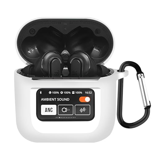 KANOYO Silikon Hülle für JBL Tour PRO 2 Hülle Kopfhörer Case und Schutzhülle Kompatibel Tour PRO 2 Silikon Cover,Stoßfeste Schutzhülle,Kratzfest - Weiß KANOYO Silikon Hülle für JBL Tour PRO 2 Hülle Kopfhörer Case und Schutzhülle Kompatibel Tour PRO 2 Silikon Cover,Stoßfeste Schutzhülle,Kratzfest - Weiß von KANOYO