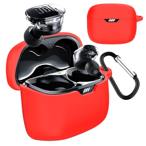 KANOYO Silikon Hülle für JBL Tune Beam Hülle Kopfhörer Case und Schutzhülle Kompatibel Tune Beam Silikon Cover,Stoßfeste Schutzhülle,Kratzfest - Rot KANOYO Silikon Hülle für JBL Tune Beam Hülle Kopfhörer Case und Schutzhülle Kompatibel Tune Beam Silikon Cover,Stoßfeste Schutzhülle,Kratzfest - Rot von KANOYO