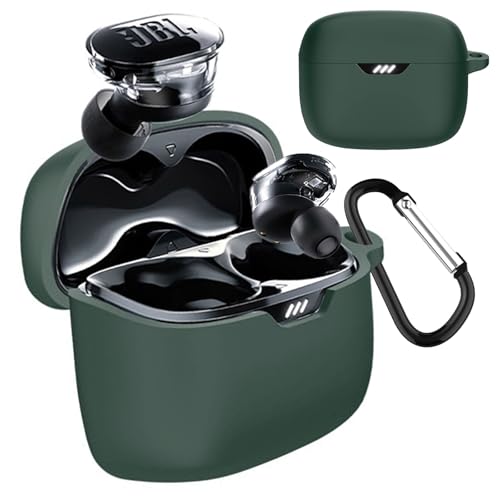 KANOYO Silikon Hülle für JBL Tune Beam Hülle Kopfhörer Case und Schutzhülle Kompatibel Tune Beam Silikon Cover,Stoßfeste Schutzhülle,Kratzfest - Tiefgrün KANOYO Silikon Hülle für JBL Tune Beam Hülle Kopfhörer Case und Schutzhülle Kompatibel Tune Beam Silikon Cover,Stoßfeste Schutzhülle,Kratzfest - Tiefgrün von KANOYO
