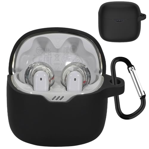 KANOYO Silikon Hülle für JBL Tune Flex Hülle Kopfhörer Case und Schutzhülle Kompatibel Tune Flex Silikon Cover,Stoßfeste Schutzhülle,Kratzfest - Schwarz KANOYO Silikon Hülle für JBL Tune Flex Hülle Kopfhörer Case und Schutzhülle Kompatibel Tune Flex Silikon Cover,Stoßfeste Schutzhülle,Kratzfest - Schwarz von KANOYO