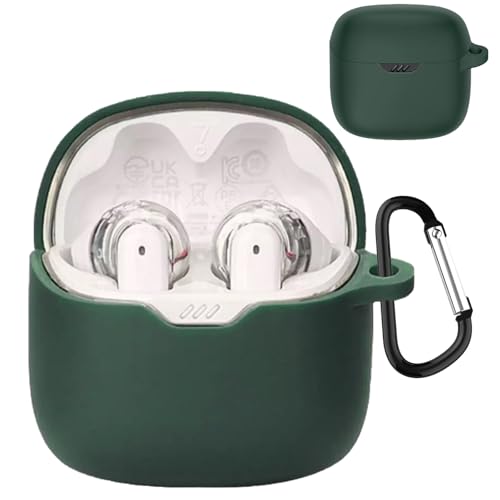 KANOYO Silikon Hülle für JBL Tune Flex Hülle Kopfhörer Case und Schutzhülle Kompatibel Tune Flex Silikon Cover,Stoßfeste Schutzhülle,Kratzfest - Tiefgrün KANOYO Silikon Hülle für JBL Tune Flex Hülle Kopfhörer Case und Schutzhülle Kompatibel Tune Flex Silikon Cover,Stoßfeste Schutzhülle,Kratzfest - Tiefgrün von KANOYO