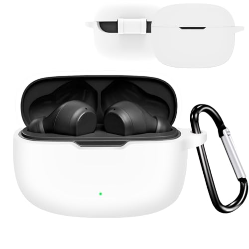 KANOYO Silikon Hülle für JBL Wave 200TWS Hülle Kopfhörer Case und Schutzhülle Kompatibel Wave 200TWS Silikon Cover,Stoßfeste Schutzhülle,Kratzfest - Weiß KANOYO Silikon Hülle für JBL Wave 200TWS Hülle Kopfhörer Case und Schutzhülle Kompatibel Wave 200TWS Silikon Cover,Stoßfeste Schutzhülle,Kratzfest - Weiß von KANOYO