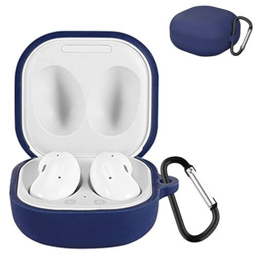 KANOYO Silikon Hülle für Samsung Galaxy Buds 2 Pro Hülle Kopfhörer Case und Schutzhülle Kompatibel Galaxy Buds 2 Pro Silikon Cover,Stoßfeste Schutzhülle,Kratzfest - Mitternachtsblau KANOYO Silikon Hülle für Samsung Galaxy Buds 2 Pro Hülle Kopfhörer Case und Schutzhülle Kompatibel Galaxy Buds 2 Pro Silikon Cover,Stoßfeste Schutzhülle,Kratzfest - Mitternachtsblau von KANOYO