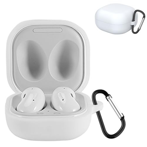 KANOYO Silikon Hülle für Samsung Galaxy Buds 2 Pro Hülle Kopfhörer Case und Schutzhülle Kompatibel Galaxy Buds 2 Pro Silikon Cover,Stoßfeste Schutzhülle,Kratzfest - Weiß KANOYO Silikon Hülle für Samsung Galaxy Buds 2 Pro Hülle Kopfhörer Case und Schutzhülle Kompatibel Galaxy Buds 2 Pro Silikon Cover,Stoßfeste Schutzhülle,Kratzfest - Weiß von KANOYO