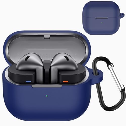 KANOYO Silikon Hülle für Samsung Galaxy Buds 3 Pro | Galaxy Buds 3 Hülle Kopfhörer Case und Schutzhülle Kompatibel Galaxy Buds 3 Pro Silikon Cover,Stoßfeste Schutzhülle,Kratzfest - Blau KANOYO Silikon Hülle für Samsung Galaxy Buds 3 Pro | Galaxy Buds 3 Hülle Kopfhörer Case und Schutzhülle Kompatibel Galaxy Buds 3 Pro Silikon Cover,Stoßfeste Schutzhülle,Kratzfest - Blau von KANOYO