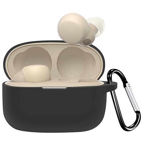 KANOYO Silikon Hülle für Sony LinkBuds S Hülle Kopfhörer Case und Schutzhülle Kompatibel LinkBuds S Silikon Cover,Stoßfeste Schutzhülle,Kratzfest - Schwarz KANOYO Silikon Hülle für Sony LinkBuds S Hülle Kopfhörer Case und Schutzhülle Kompatibel LinkBuds S Silikon Cover,Stoßfeste Schutzhülle,Kratzfest - Schwarz von KANOYO