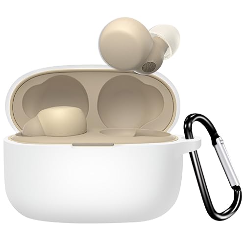 KANOYO Silikon Hülle für Sony LinkBuds S Hülle Kopfhörer Case und Schutzhülle Kompatibel LinkBuds S Silikon Cover,Stoßfeste Schutzhülle,Kratzfest - Weiß KANOYO Silikon Hülle für Sony LinkBuds S Hülle Kopfhörer Case und Schutzhülle Kompatibel LinkBuds S Silikon Cover,Stoßfeste Schutzhülle,Kratzfest - Weiß von KANOYO