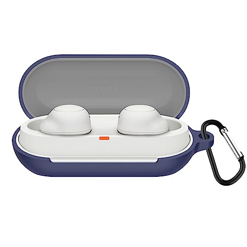 KANOYO Silikon Hülle für Sony WF-C500 Hülle Kopfhörer Case und Schutzhülle Kompatibel WF-C500 Silikon Cover,Stoßfeste Schutzhülle,Kratzfest - Mitternachtsblau KANOYO Silikon Hülle für Sony WF-C500 Hülle Kopfhörer Case und Schutzhülle Kompatibel WF-C500 Silikon Cover,Stoßfeste Schutzhülle,Kratzfest - Mitternachtsblau von KANOYO