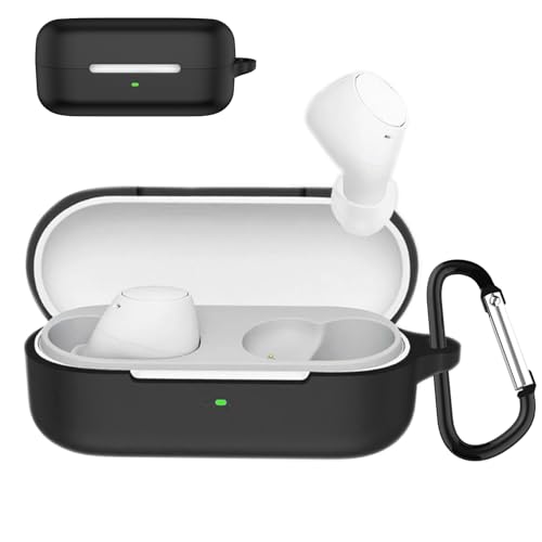KANOYO Silikon Hülle für Sony WF-C510 Hülle Kopfhörer Case und Schutzhülle Kompatibel WF-C510 Silikon Cover,Stoßfeste Schutzhülle,Kratzfest - Schwarz KANOYO Silikon Hülle für Sony WF-C510 Hülle Kopfhörer Case und Schutzhülle Kompatibel WF-C510 Silikon Cover,Stoßfeste Schutzhülle,Kratzfest - Schwarz von KANOYO