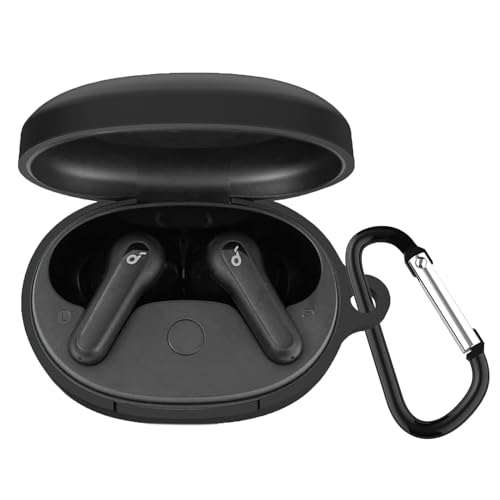 KANOYO Silikon Hülle für Soundcore by Anker Life P2 Mini Hülle Kopfhörer Case und Schutzhülle Kompatibel Soundcore Life P2 Mini Silikon Cover,Stoßfeste Schutzhülle,Kratzfest - Schwarz KANOYO Silikon Hülle für Soundcore by Anker Life P2 Mini Hülle Kopfhörer Case und Schutzhülle Kompatibel Soundcore Life P2 Mini Silikon Cover,Stoßfeste Schutzhülle,Kratzfest - Schwarz von KANOYO