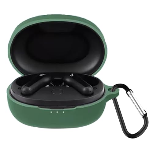 KANOYO Silikon Hülle für Soundcore by Anker Life P2 Mini Hülle Kopfhörer Case und Schutzhülle Kompatibel Soundcore Life P2 Mini Silikon Cover,Stoßfeste Schutzhülle,Kratzfest - Tiefgrün KANOYO Silikon Hülle für Soundcore by Anker Life P2 Mini Hülle Kopfhörer Case und Schutzhülle Kompatibel Soundcore Life P2 Mini Silikon Cover,Stoßfeste Schutzhülle,Kratzfest - Tiefgrün von KANOYO