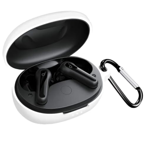 KANOYO Silikon Hülle für Soundcore by Anker Life P2 Mini Hülle Kopfhörer Case und Schutzhülle Kompatibel Soundcore Life P2 Mini Silikon Cover,Stoßfeste Schutzhülle,Kratzfest - Weiß KANOYO Silikon Hülle für Soundcore by Anker Life P2 Mini Hülle Kopfhörer Case und Schutzhülle Kompatibel Soundcore Life P2 Mini Silikon Cover,Stoßfeste Schutzhülle,Kratzfest - Weiß von KANOYO
