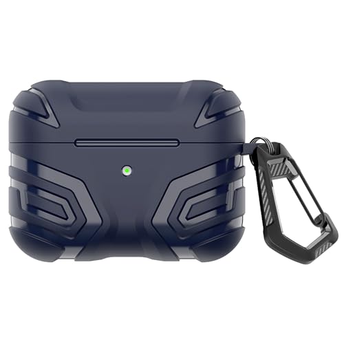 KANOYO TPU Hülle für Airpods 4 (2024) Hülle Kopfhörer Case und Schutzhülle Kompatibel Airpods 4 TPU Cover,Stoßfeste Schutzhülle,Kratzfest - Mitternachtsblau von KANOYO