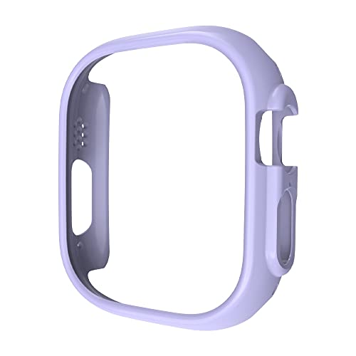 KAPPDE Hohles PC-Gehäuse für Apple Watch Ultra 49 mm Hard Bumper Iwatch Ultra Screen Protector Case Schutzhülle für Iwatch 8 Pro 49 mm (Farbe: Lila, Größe: Ultra 49 mm) von KAPPDE
