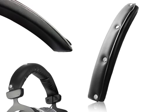 KAPSING Ersatz-Kopfpolster aus Kunstleder, Kopfhörer-Reparaturteilen Kompatibel mit Beyerdynamic DT770 PRO-/DT880 PRO-/DT990 PRO-/HS200-/HS400 von KAPSING