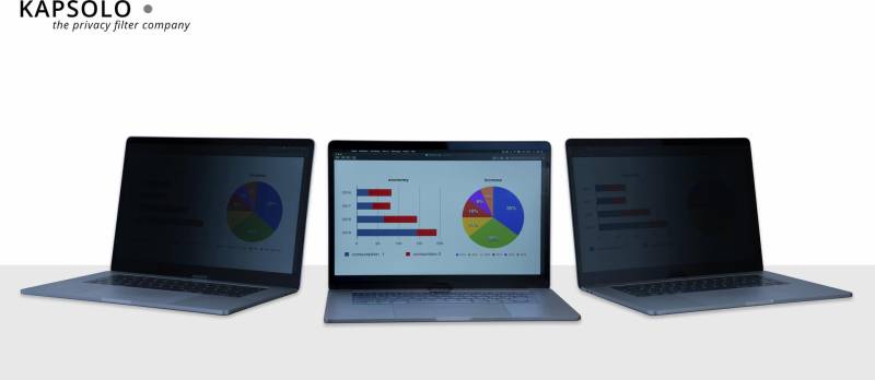 KAPSOLO 9H Anti-Glare - entspiegelnde Displayschutzfolie / Displayschutzfilter für HP Elite X2 G4 (KAP11583) von KAPSOLO