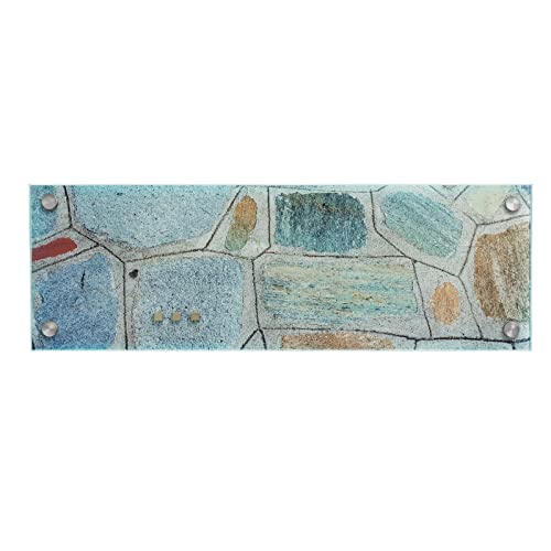 Magnettafel Magnetwand (verschiedene Größen und Farben) inklusive 3 Magnete, (FLAGSTONE 20x60cm) von KARAT