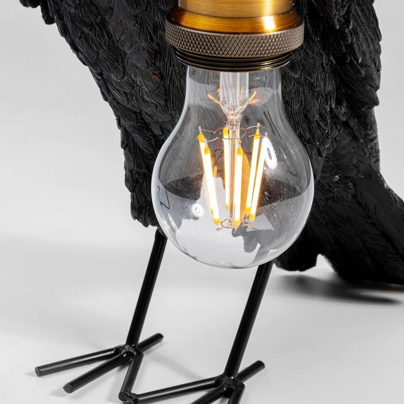 KARE Animal Crow Tischlampe in Form einer Krähe von KARE